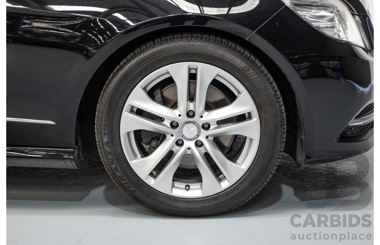 12/2012 Mercedes-Benz E250 CGI Avantgarde 212 MY12 4D Sedan Obsidian Black Turbo 1.8L