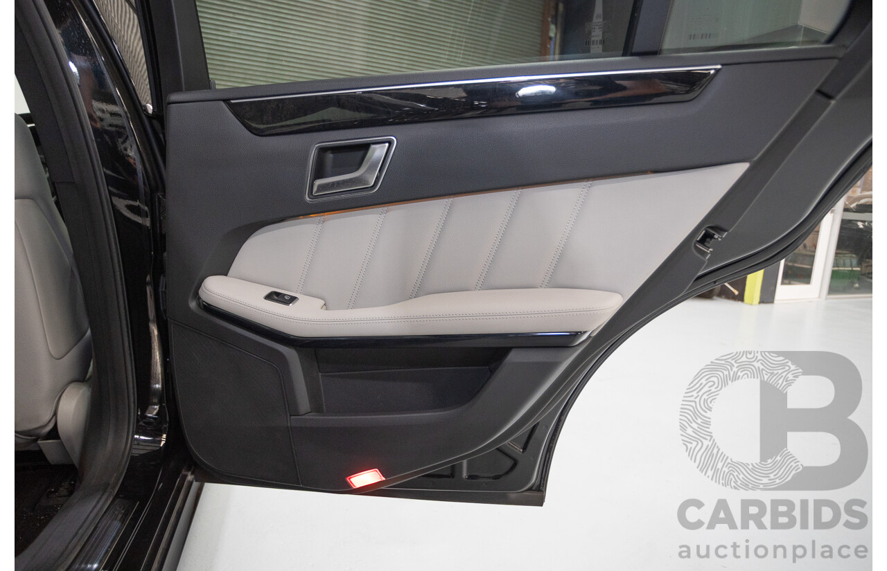12/2012 Mercedes-Benz E250 CGI Avantgarde 212 MY12 4D Sedan Obsidian Black Turbo 1.8L