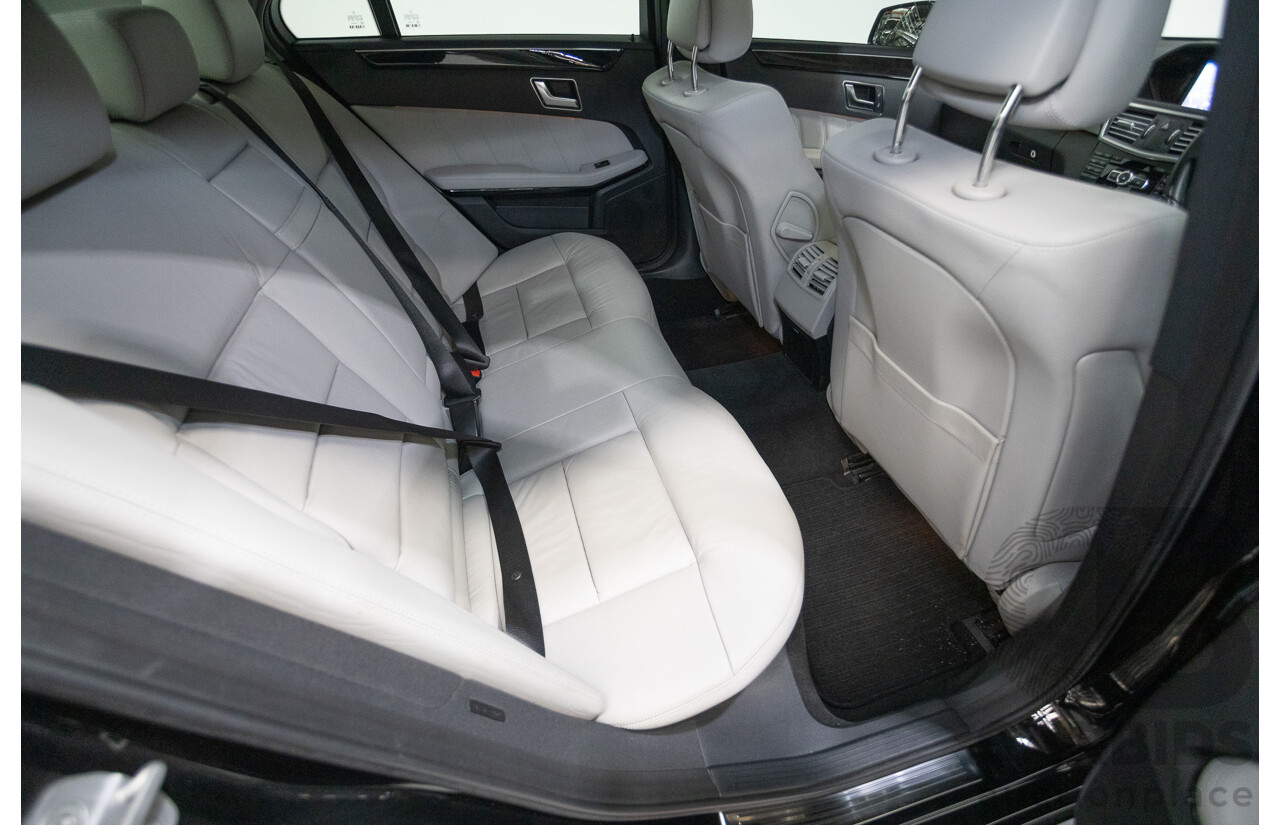 12/2012 Mercedes-Benz E250 CGI Avantgarde 212 MY12 4D Sedan Obsidian Black Turbo 1.8L