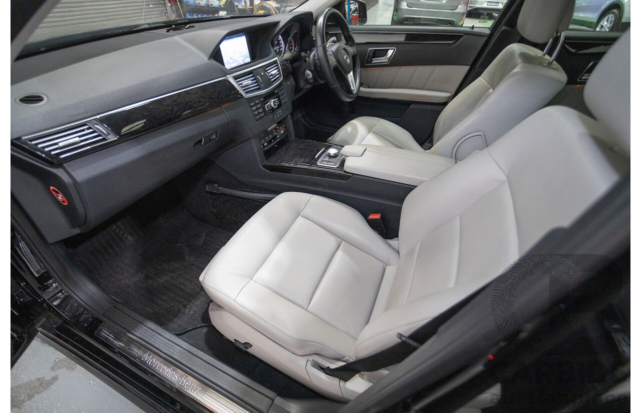12/2012 Mercedes-Benz E250 CGI Avantgarde 212 MY12 4D Sedan Obsidian Black Turbo 1.8L