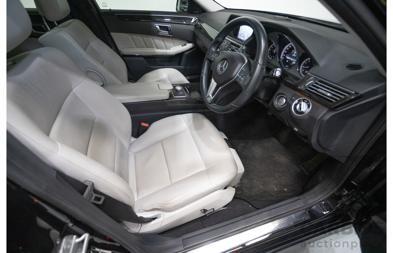 12/2012 Mercedes-Benz E250 CGI Avantgarde 212 MY12 4D Sedan Obsidian Black Turbo 1.8L