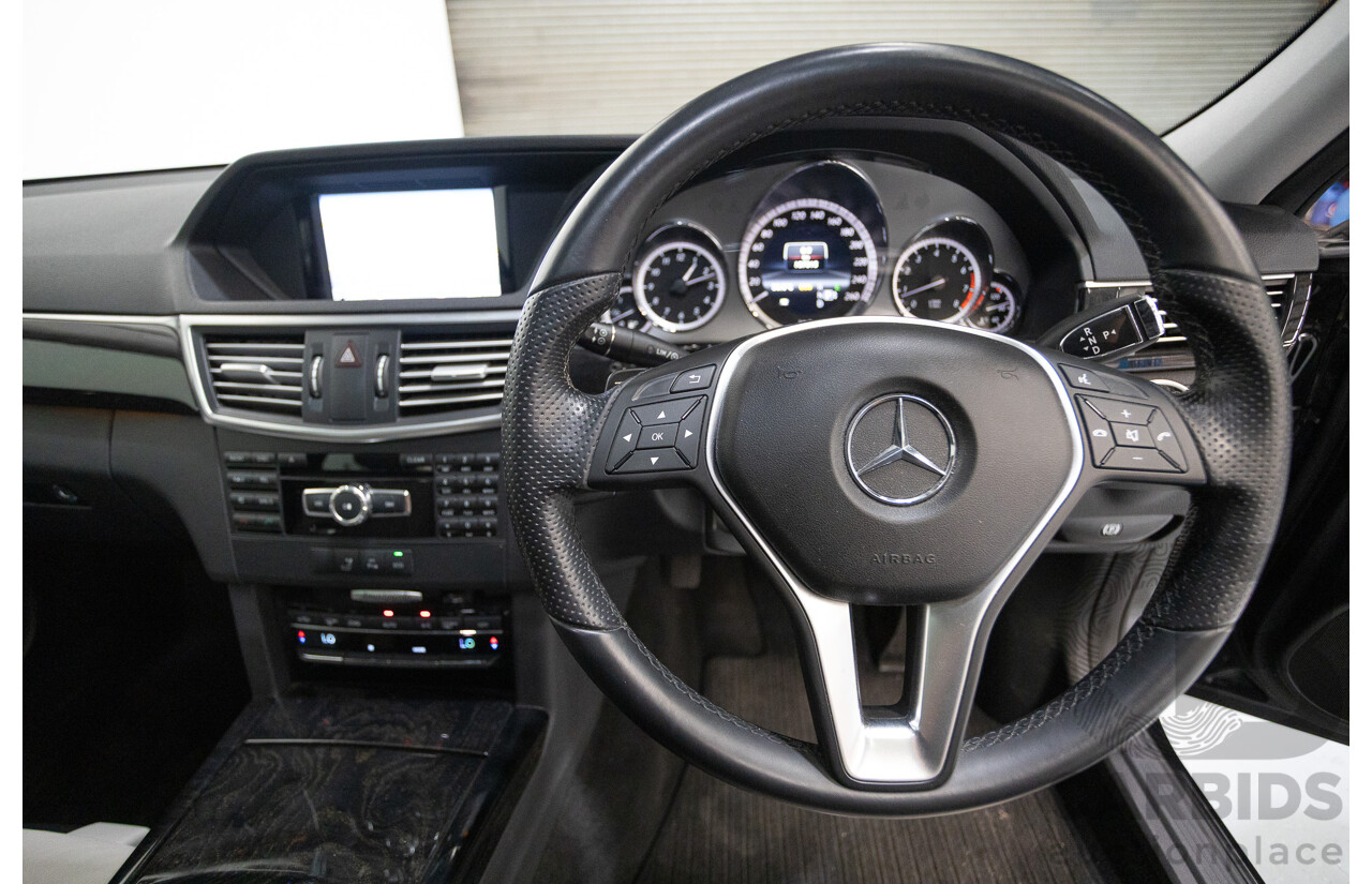 12/2012 Mercedes-Benz E250 CGI Avantgarde 212 MY12 4D Sedan Obsidian Black Turbo 1.8L
