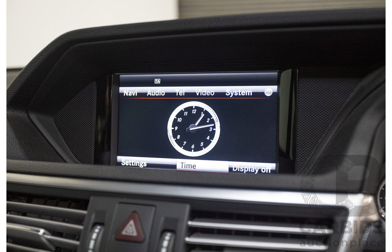 12/2012 Mercedes-Benz E250 CGI Avantgarde 212 MY12 4D Sedan Obsidian Black Turbo 1.8L