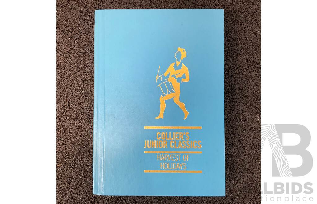 1962 Vintage Collier's Junior Classics Hardcover Set of 8 (3-10)