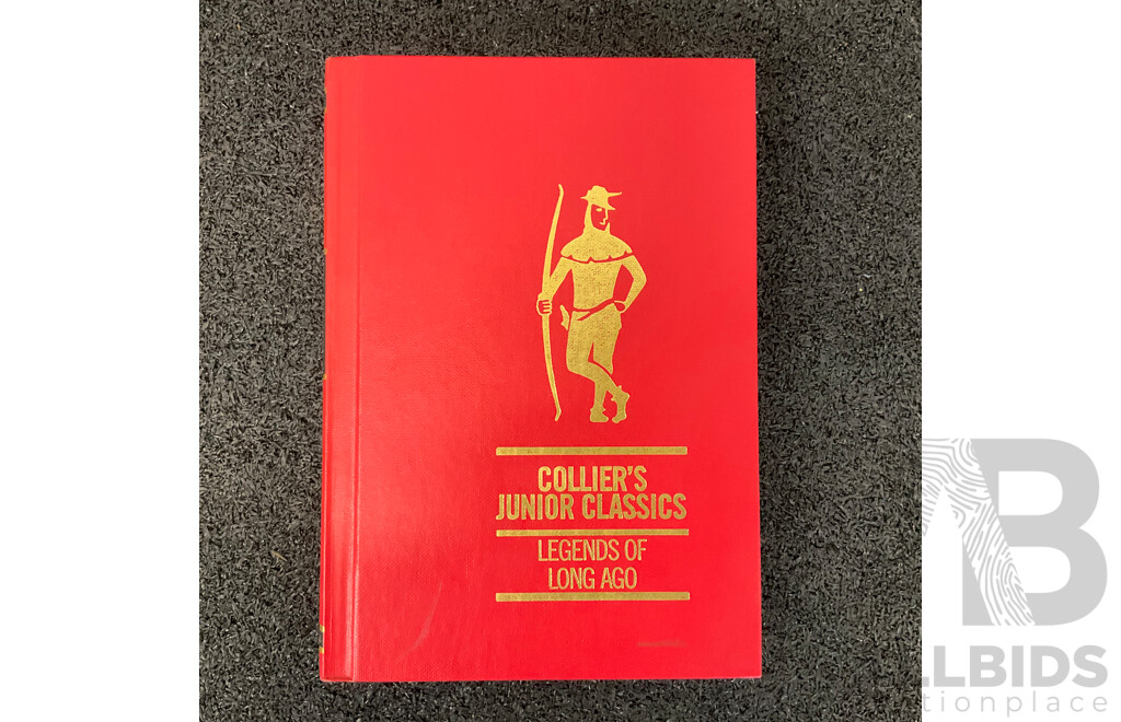1962 Vintage Collier's Junior Classics Hardcover Set of 8 (3-10)