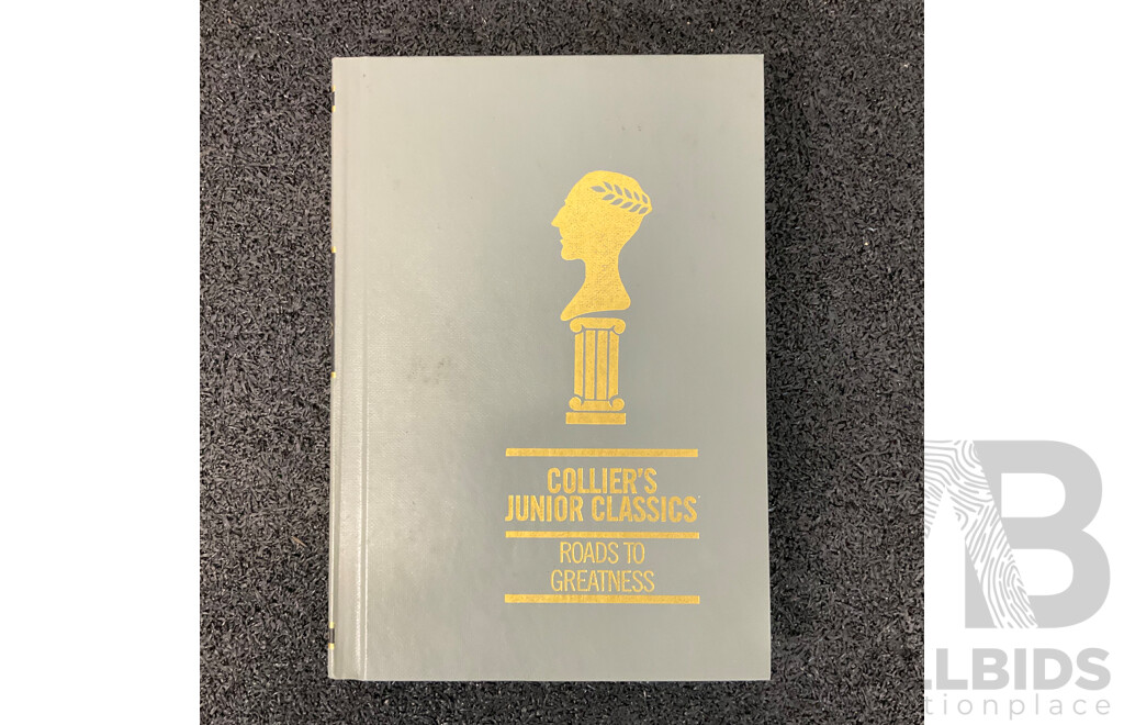 1962 Vintage Collier's Junior Classics Hardcover Set of 8 (3-10)