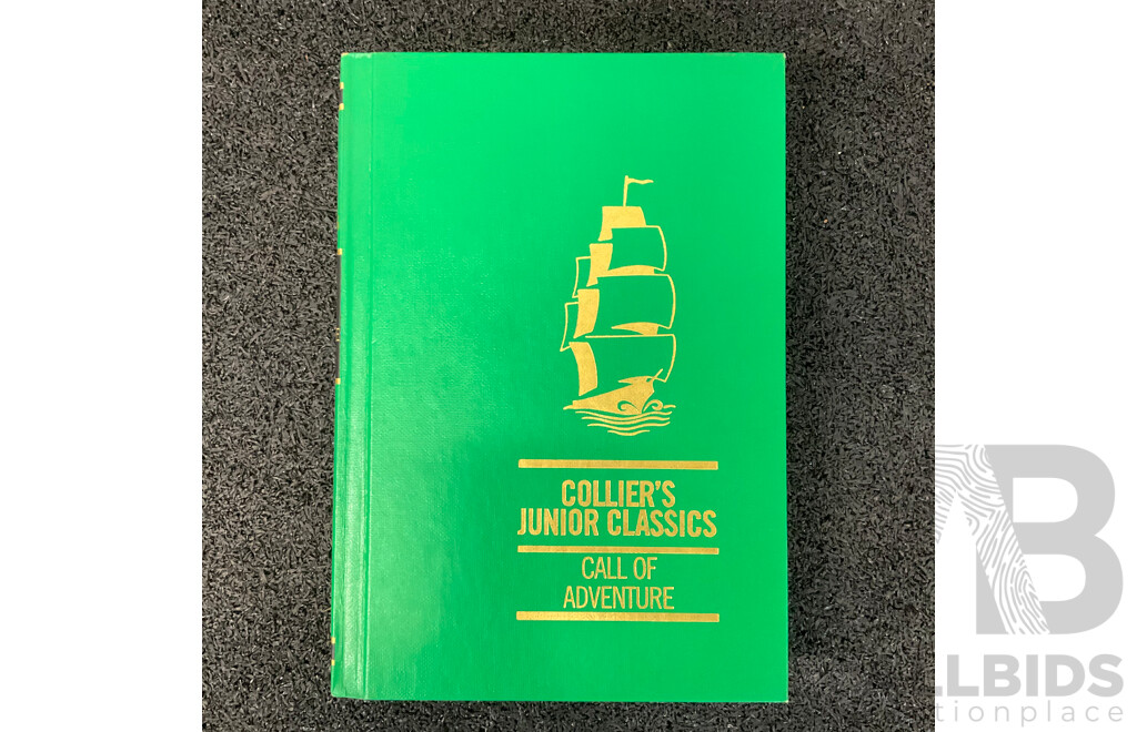 1962 Vintage Collier's Junior Classics Hardcover Set of 8 (3-10)