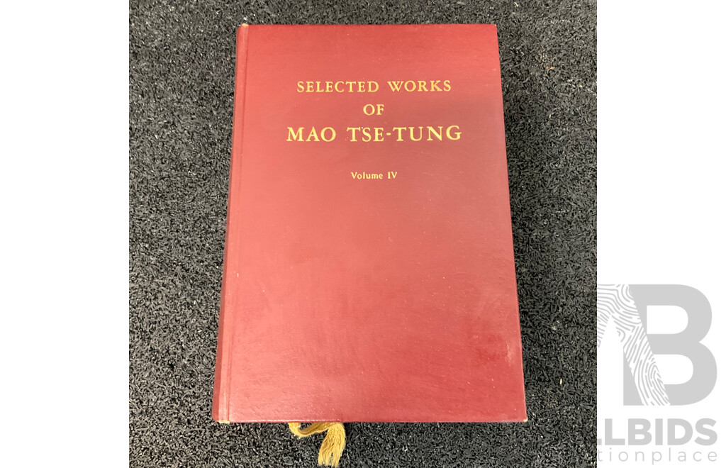 Vintage Selected Works of Mao Tse-Tung , Set of Four