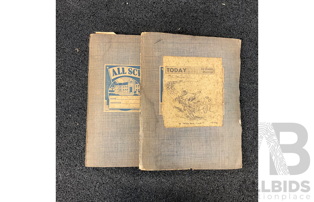 Antiques Collection of Emile Mercier Cartoon From Newpaper