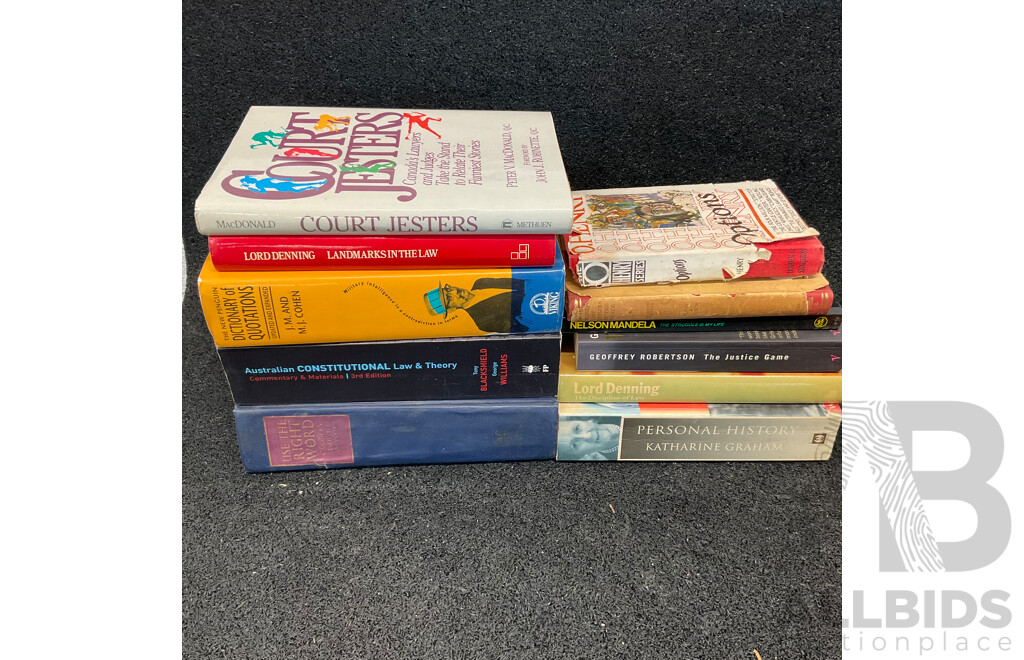 O.Henry Options Short Story & Assorted Law, Judge, Education Related Books