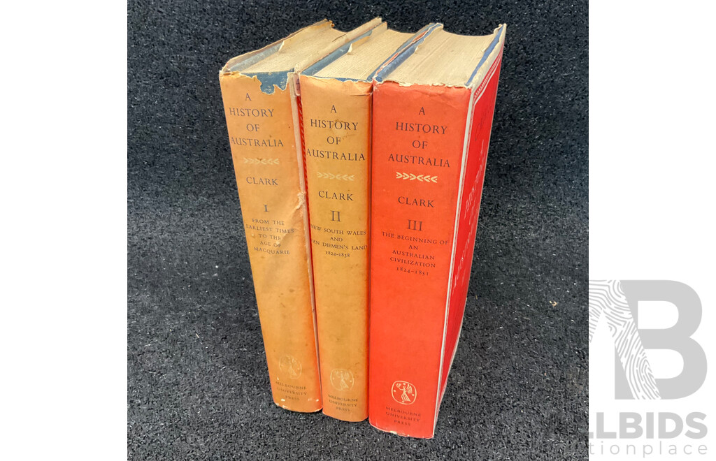 Vintage A History of Australia Clark I, II, III