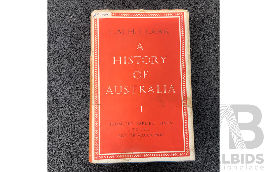 Vintage A History of Australia Clark I, II, III