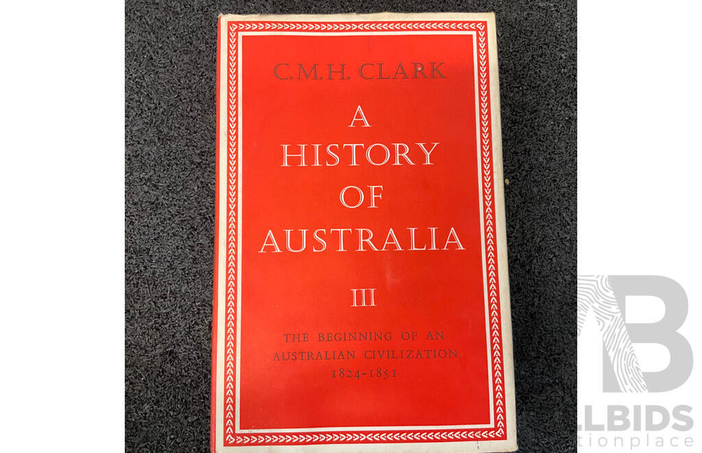 Vintage A History of Australia Clark I, II, III