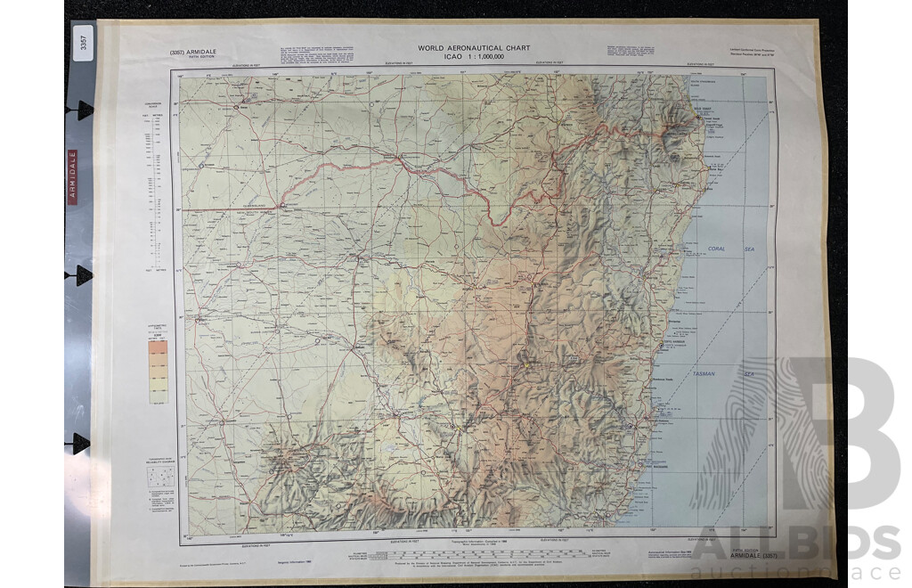 Vintage Collection Australia Armidale Map &  Australia Tarcoola Map - Lot of 5