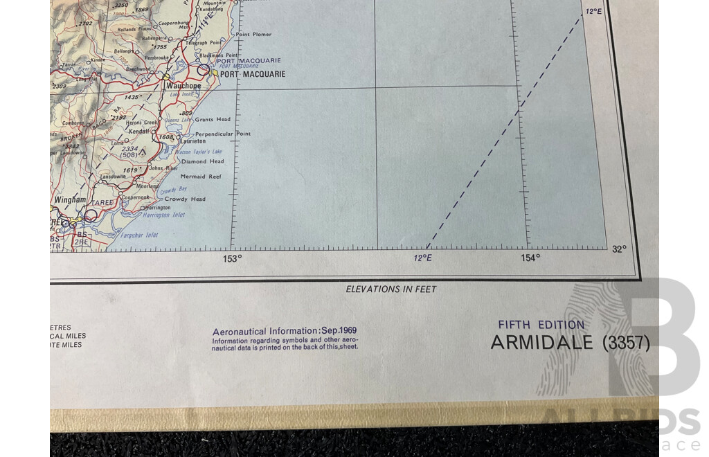 Vintage Collection Australia Armidale Map &  Australia Tarcoola Map - Lot of 5