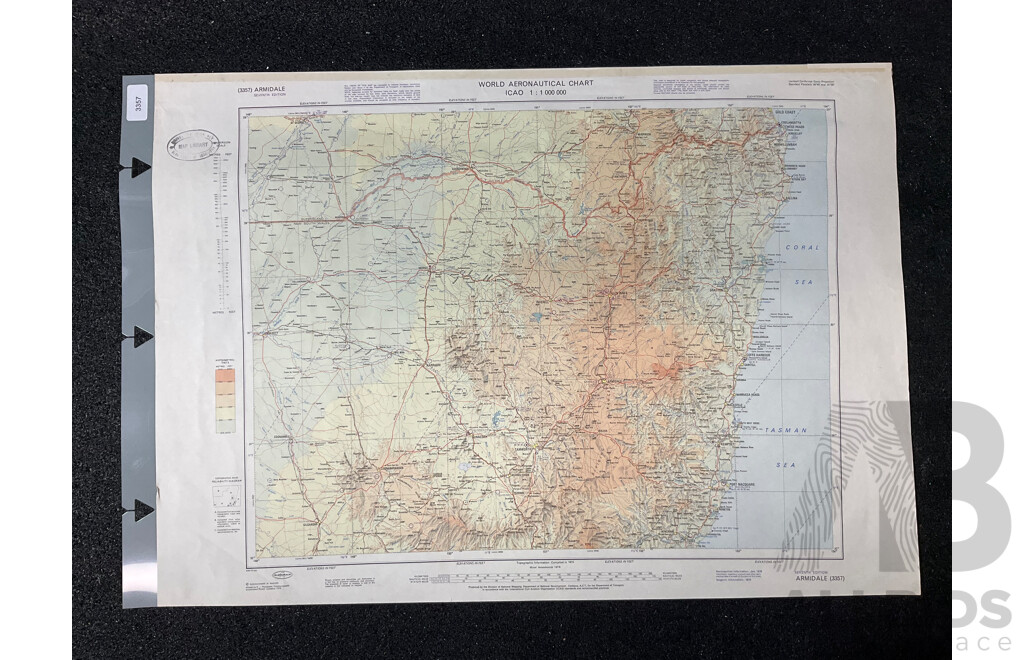 Vintage Collection Australia Armidale Map &  Australia Tarcoola Map - Lot of 5