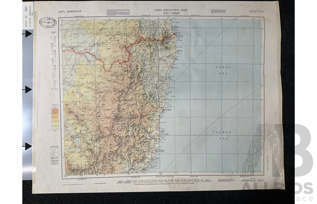 Vintage Collection Australia Armidale Map &  Australia Tarcoola Map - Lot of 5