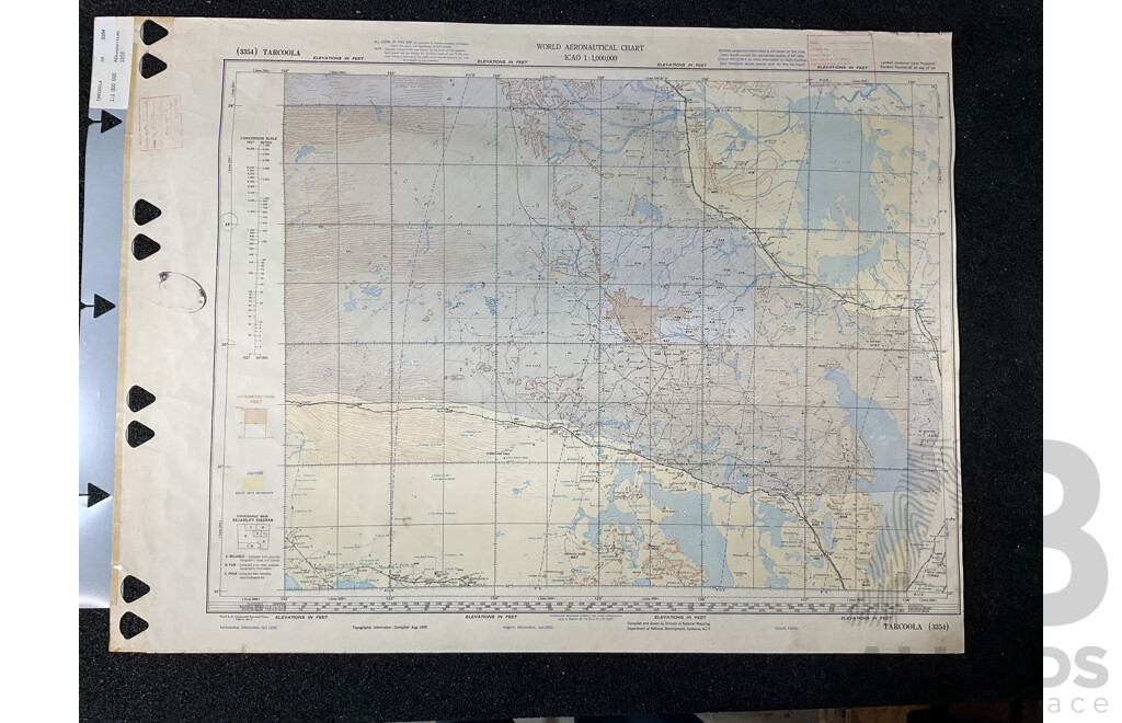 Vintage Collection Australia Armidale Map &  Australia Tarcoola Map - Lot of 5