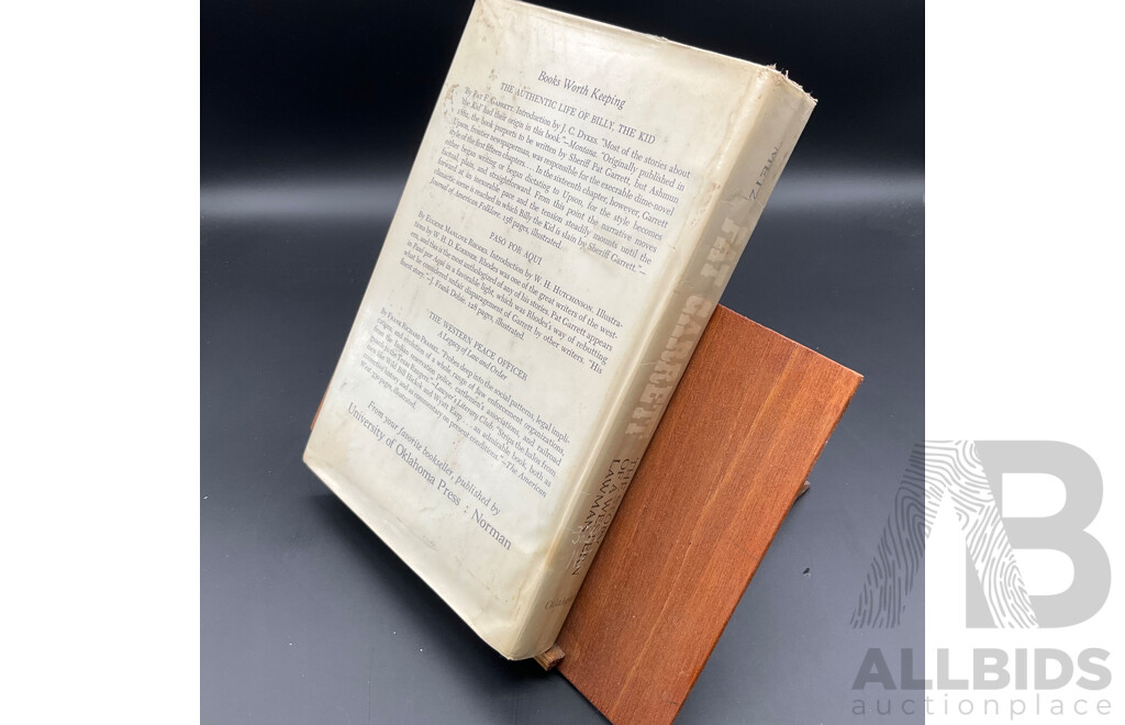 1975 Pat Garrett the Story of a Western Lawman by Leon C.Metz