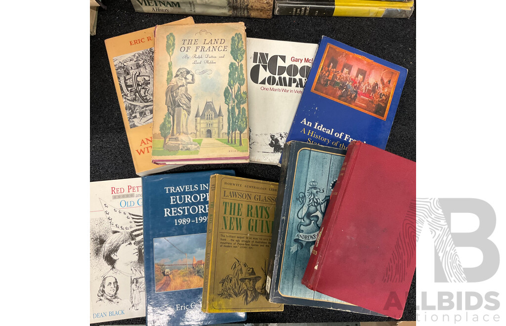 Large Collection of Worldwide Country History, Cultural Introductions, War History, and Related Topics