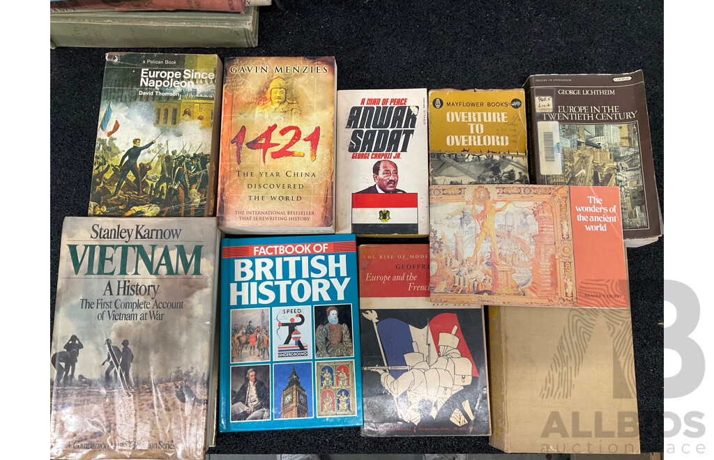 Large Collection of Worldwide Country History, Cultural Introductions, War History, and Related Topics