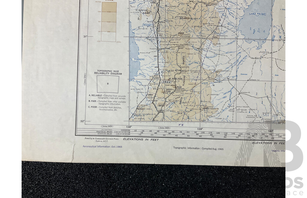 Vintage Collection Australia Broken Hill Map - Lot of 6