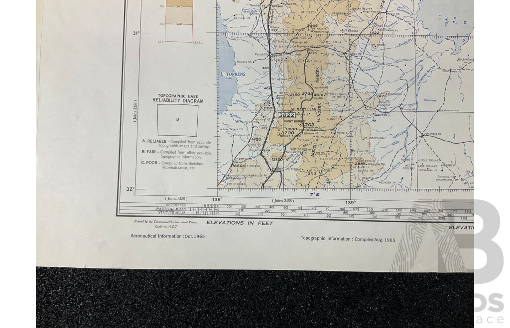 Vintage Collection Australia Broken Hill Map - Lot of 6