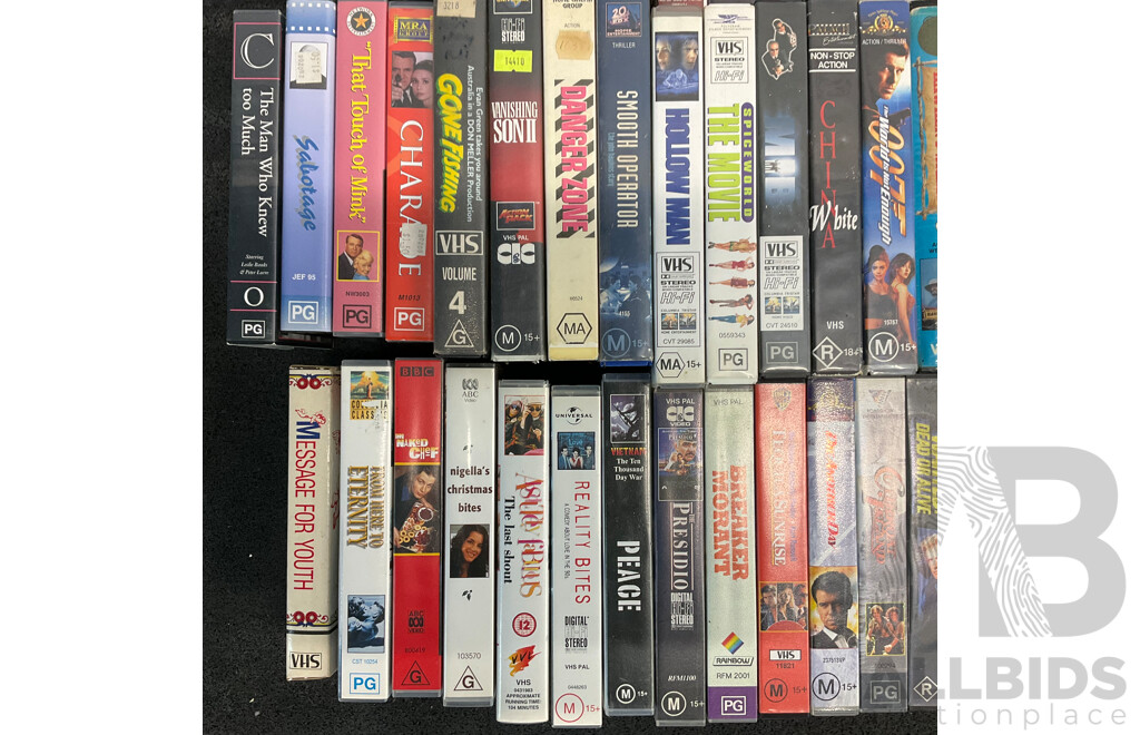 Huge Collection VHS Tapes