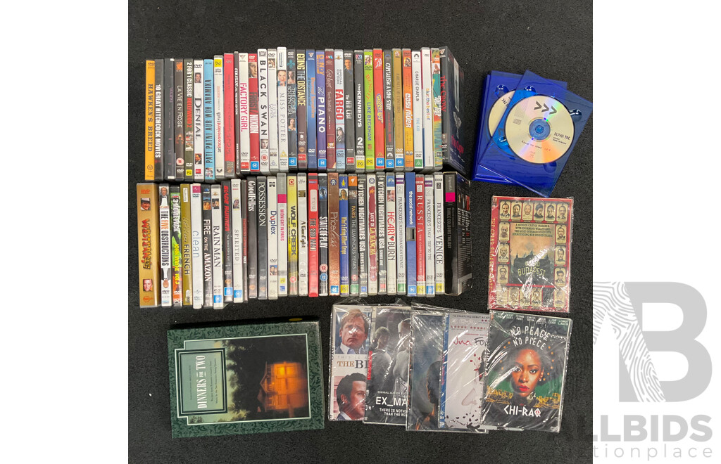 Huge Collection of DVD's, Featuring a Wide Variety of Film Titles