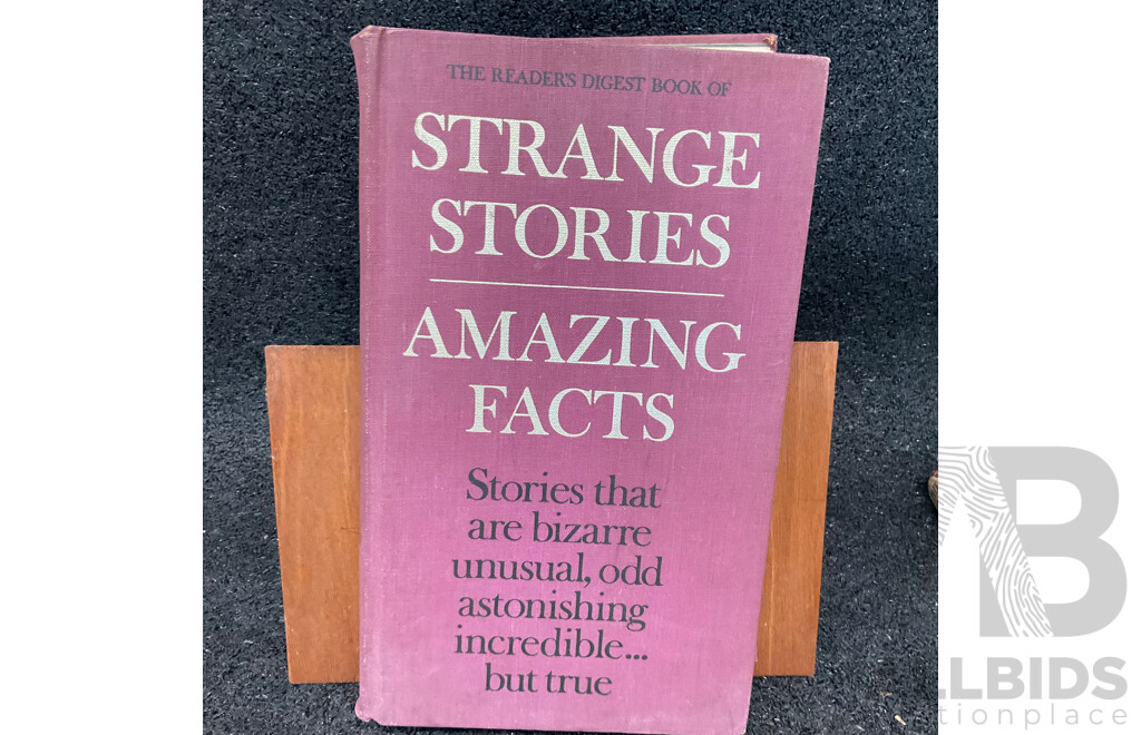 Vintage 1975 Strange Stories Hardcover & 1930's -1950's Illustrated Adventure and Fiction Books