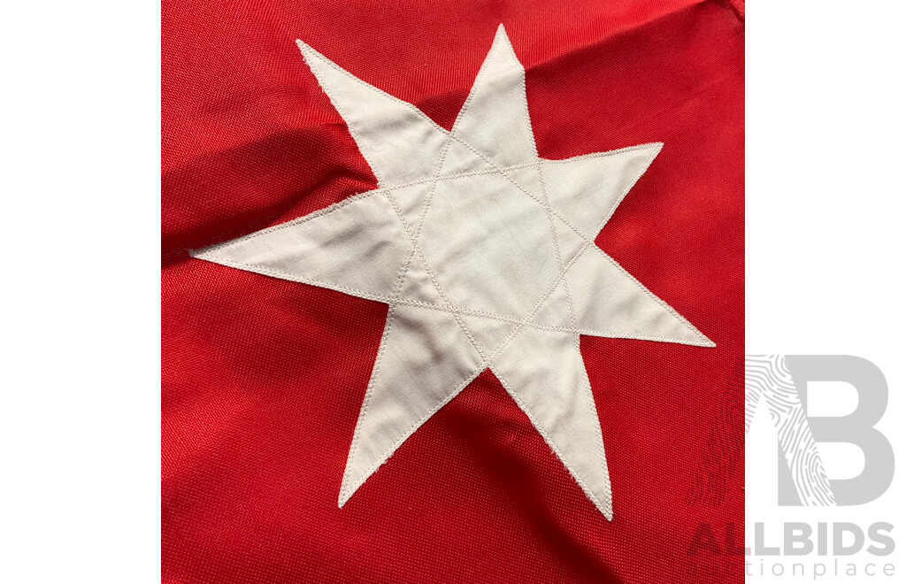 Vintage Australia Red Ensign 2 Yard Flag Fully Sewn 180 X 90cm
