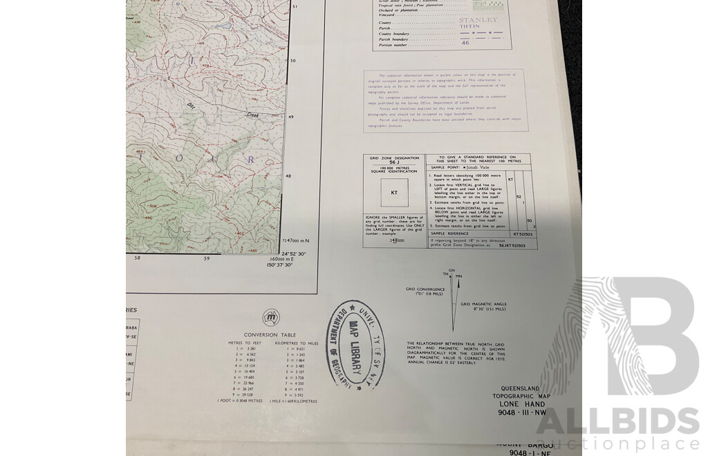 Collection of Australian Maps Published by the Survey Office. Department of Lands. Brisbane - Lot of 12