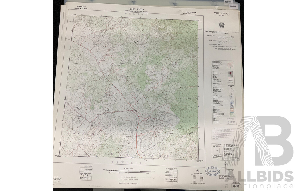 Collection of Australian Maps Published by the Survey Office. Department of Lands. Brisbane - Lot of 12