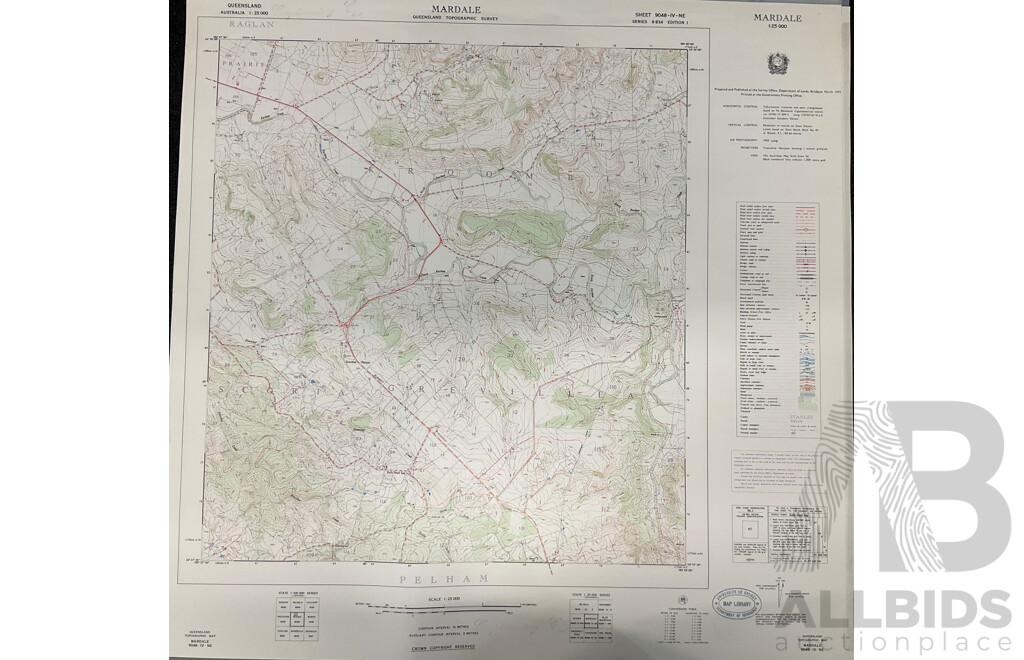 Collection of Australian Maps Published by the Survey Office. Department of Lands. Brisbane - Lot of 12