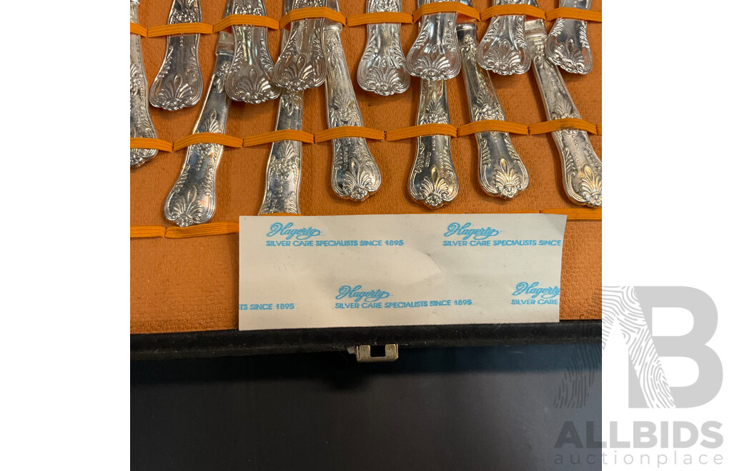 Vintage LBL Italy EP Zing Silver Plated Cutlery Set