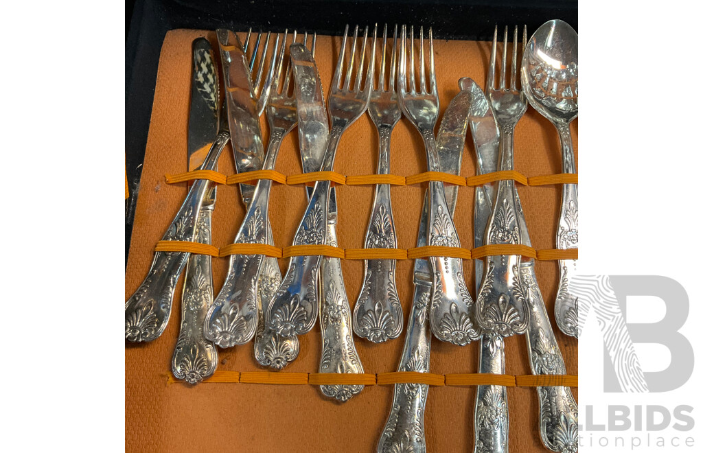 Vintage LBL Italy EP Zing Silver Plated Cutlery Set