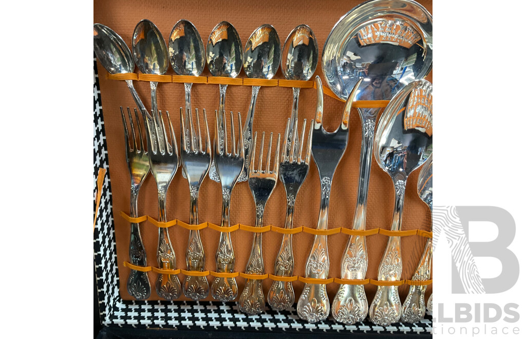 Vintage LBL Italy EP Zing Silver Plated Cutlery Set