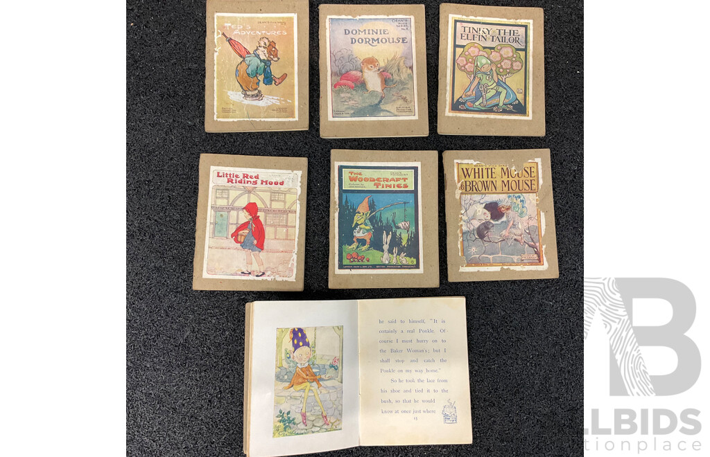 Antique and Vintage Children Books and Educational Materials, Including Various Readers and Primers From Department of Education and More