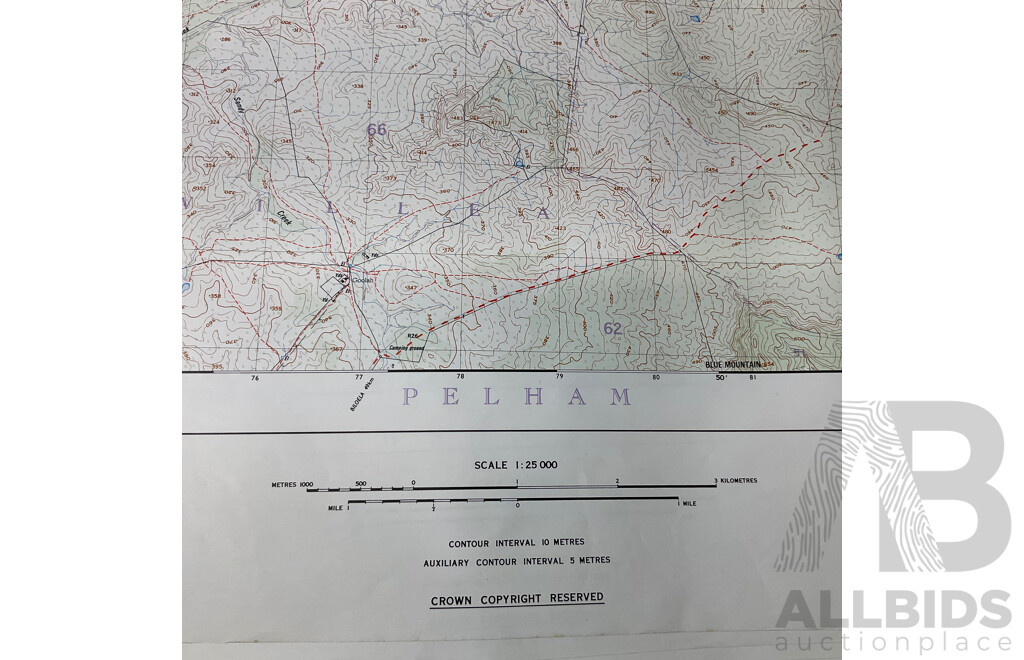 Collection of Australian Maps Published by the Survey Office. Department of Lands. Brisbane - Lot of 13