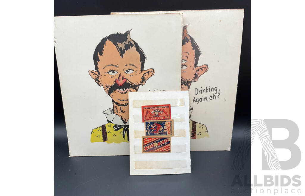 Collection of Vintage Australian Cigarette Packets and Advertising Materials