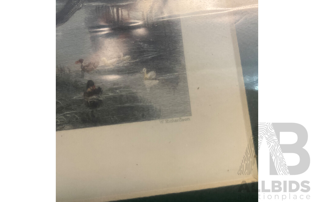 Antique Framed Print Jedburgh by W. Richardson