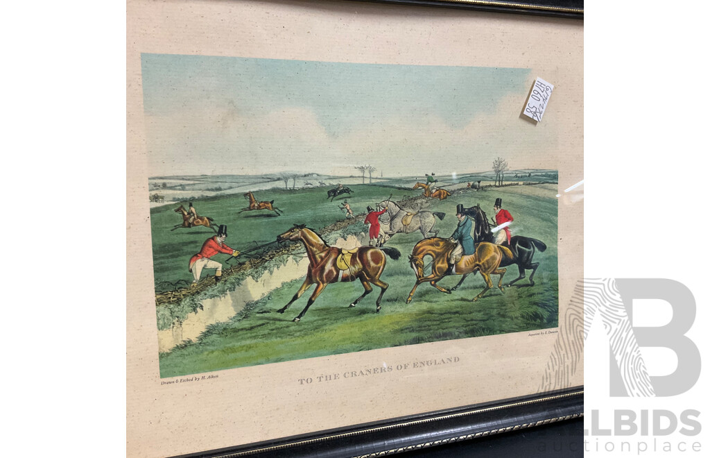 Vintage Framed Print , Snob is Beat Published 1835 & to the Craners of England , Drawn & Etched by H.Alken