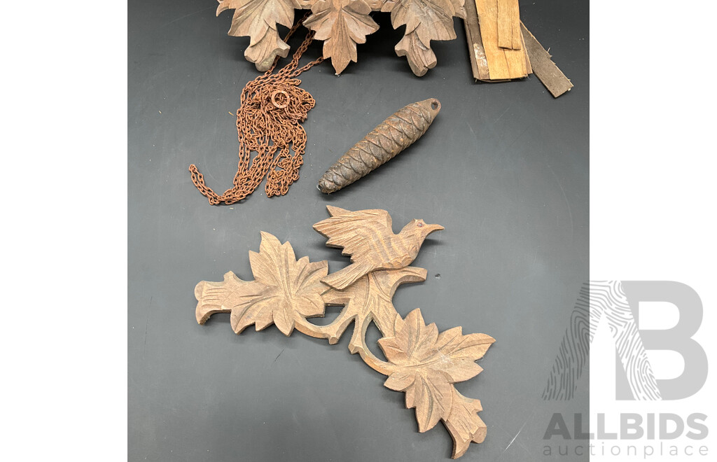 Black Forest-Style German Made Cuckoo Clock