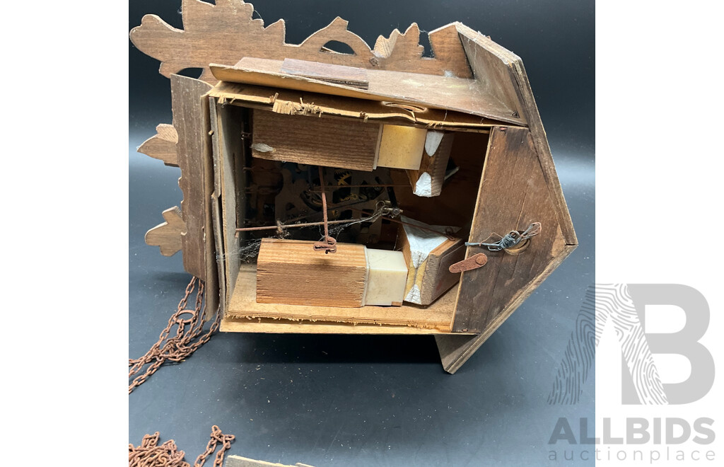 Black Forest-Style German Made Cuckoo Clock