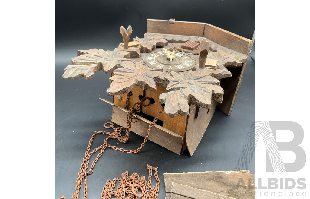 Black Forest-Style German Made Cuckoo Clock