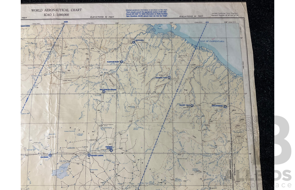 Vintage Collection Australia Port Augusta Map &  Australia Esperance Map & Newcastle Water  - Lot of 3