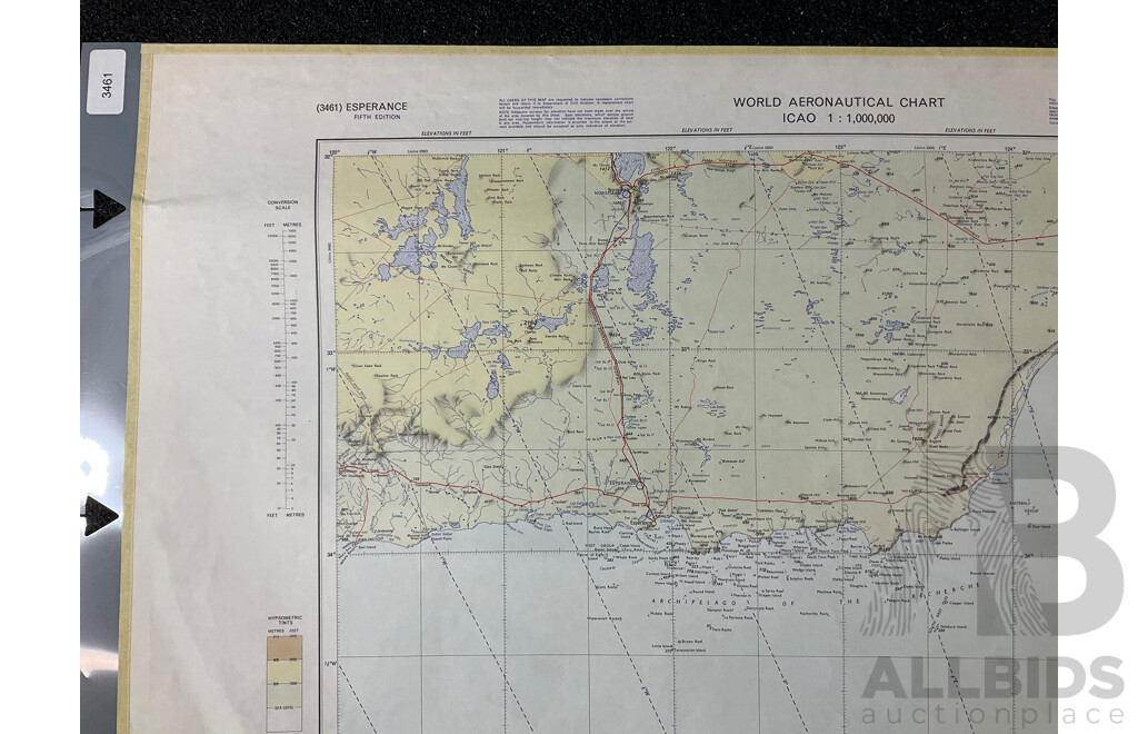 Vintage Collection Australia Port Augusta Map &  Australia Esperance Map & Newcastle Water  - Lot of 3