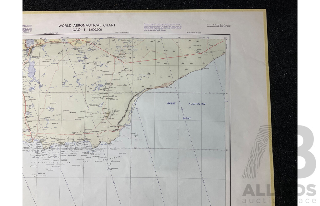 Vintage Collection Australia Port Augusta Map &  Australia Esperance Map & Newcastle Water  - Lot of 3