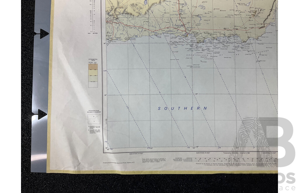 Vintage Collection Australia Port Augusta Map &  Australia Esperance Map & Newcastle Water  - Lot of 3