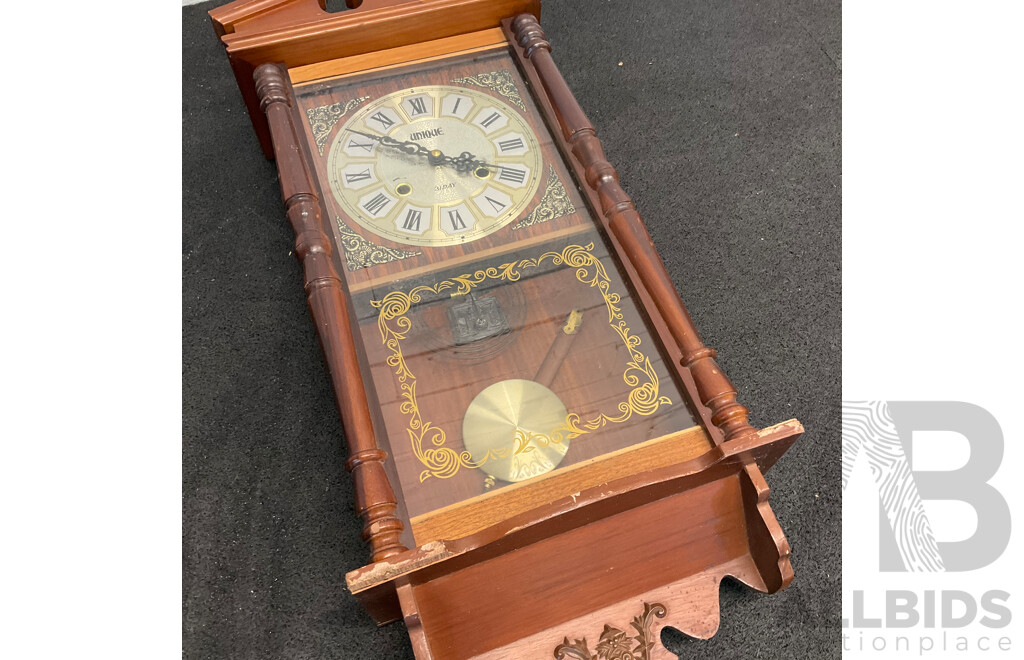 UNIQUE 31 Day Pendulum Strike Wall Clock and 30 Day Pendulum Wall Clock